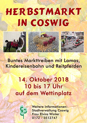 Coswiger Herbstmarkt 2019