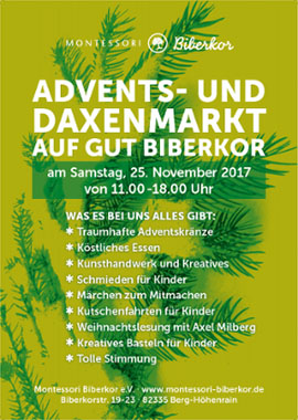Advents- und Daxenmarkt auf Gut Biberkor 2016