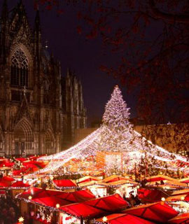 Weihnachtsmarkt am Kölner Dom 2015