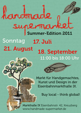 Handmade Supermarket in der Markthalle IX