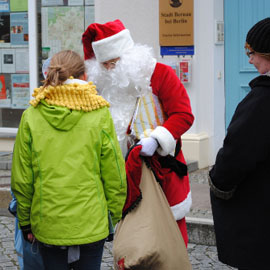 Nikolaus-Shopping in der Bernauer Innenstadt