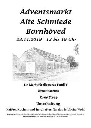 Adventsmarkt der Alten Schmiede Bornhöved 2021 abgesagt
