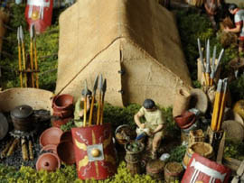 Die neue Römerabteilung im Colombischlössle