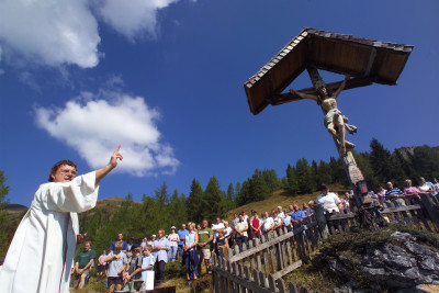 Bergmesse auf dem Frauenkogel in Großarl