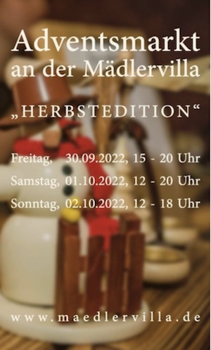 Adventsmarkt an der Mädlervilla 2022