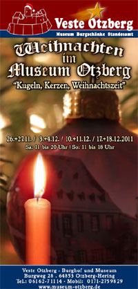 Weihnachtsmarkt auf der Veste Otzberg