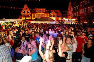 Straßenparty in Rheine