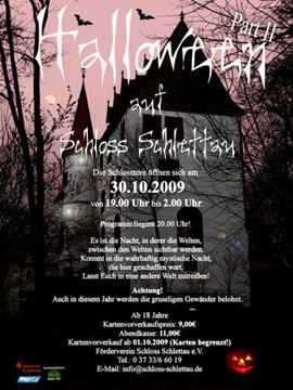Halloween auf Schloss Schlettau