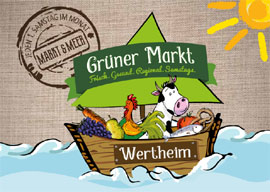 Grüner Markt in Wertheim